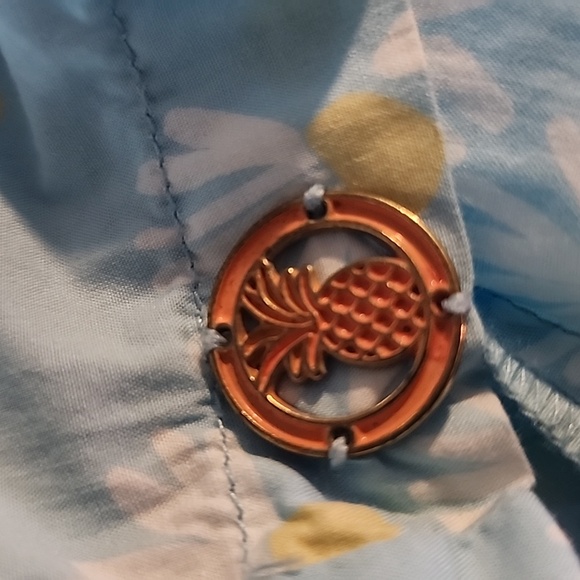 Simply Southern Size Medium Womens Light Blue With Daisies Dress - Picture 15 of 15